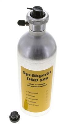 Bomboletta spray ad aria compressa ricaricabile con 500 ml di liquido,  inclusa una testina nebulizza