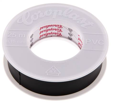 Insulating Tape Coroplast VDE Isoband Tape Electrician Tape Length 25 M Grey