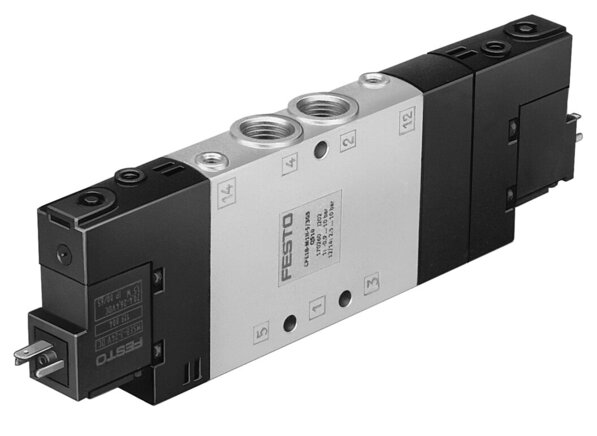 Principskitse: CPE18-M1H-5/3G-1/4 (170247)   &   CPE18-M1H-5/3GS-1/4 (170248)   &   CPE18-M1H-5/3E-1/4 (170249)  & ...