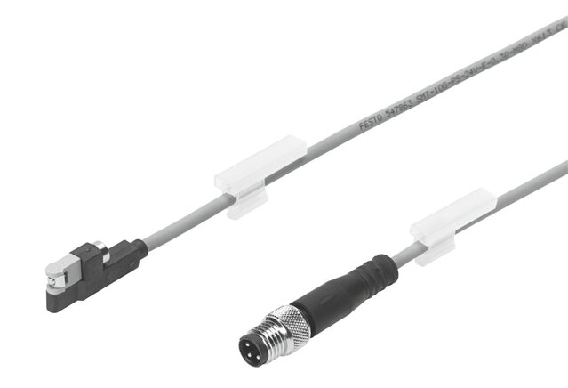 Príklady vyobrazení: SMT-10G-PS-24V-E-0,3Q-M8D (547863)   &   SMT-10G-NS-24V-E-0,3Q-M8D (8065029)