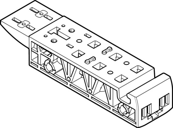 Principskitse: VABS-C8-12XB-QX-DB (1236028)   &   VABS-C8-12XB-QX-D (1236029)