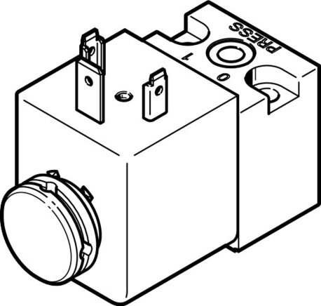 Principskitse: MDH-3/2-24DC (119600)   &   MDH-3/2-230VAC (119602)   &   MDH-3/2-24VDC/42VAC (119603)  & ...