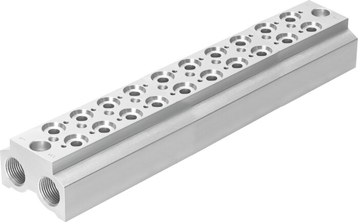 Principskitse: CPE10-3/2-PRS-1/4-10 (550558)   &   CPE10-3/2-PRS-1/4-10-NPT (550609)   &   CPE14-3/2-PRS-3/8-10-NPT (550618)  & ...