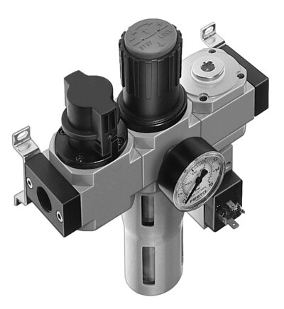 Principskitse: LFR-1/4-D-MINI-KF (185769)   &   LFR-1/4-D-MINI-KF-A (185770)   &   LFR-1/2-D-MIDI-KF-A (185776)  & ...