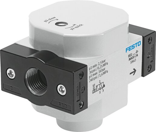 Principskitse: HEL-1-D-MAXI (165083)   &   HEL-1-D-MAXI-NPT (173923)   &   HEL-1/2-D-MAXI (186522)  & ...