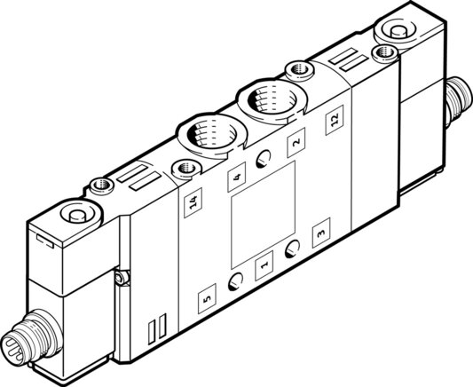 Illustrazione esemplare: CPE14-M1CH-5J-1/8 (550239)   &   CPE14-M1CH-5JS-1/8 (550240)