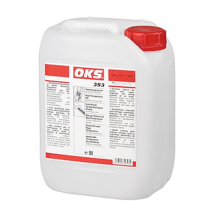 Illustrazione esemplare: OKS 353, olio per alte temperature di colore chiaro
