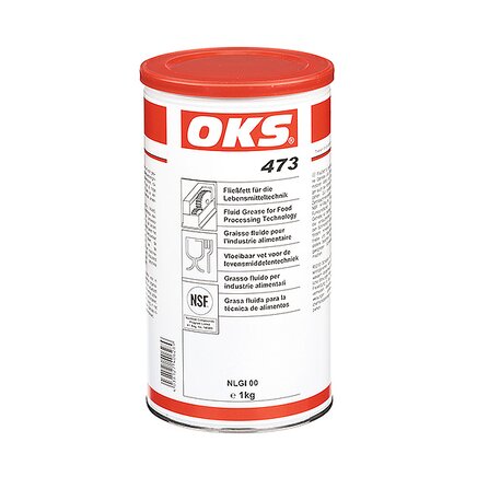 Voorbeeldig Afbeelding: OKS 473, Fließfett für die Lebensmittelt. NLGI Klasse 00 (Dose)