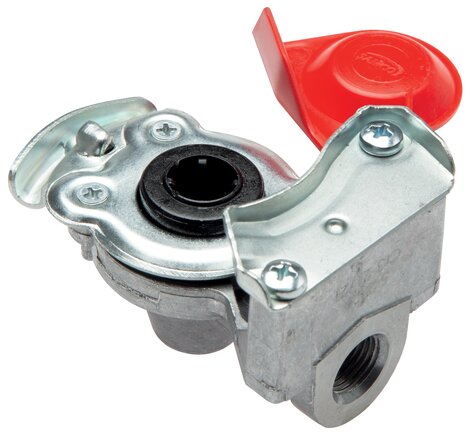 Príklady vyobrazení: Spojovací hlavice pro vzduchové brzdy, pažba (cervená) pro traktory, DIN 74254