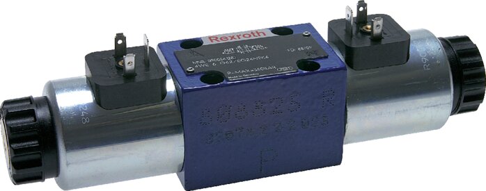 Exemplary representation: 4/3-directional hydraulic valve (4/2-directional D/OF) NG 6