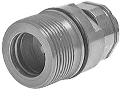 Zgleden uprizoritev: Quick-release screw coupling with pipe connection ISO 8434-1, socket