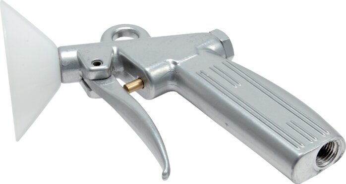 Illustrazione esemplare: Pistola di soffiaggio in alluminio con ugello corto e schermo di protezione
