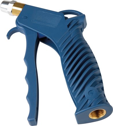 Zgleden uprizoritev: Plastic blowgun with noise protection nozzle