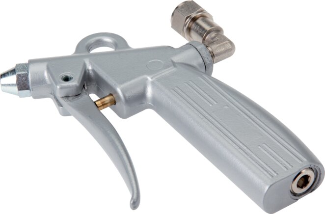 Illustrazione esemplare: Pistola di soffiaggio in alluminio con ugello corto per bilanciatore per tubi flessibili