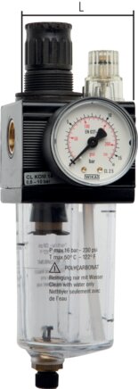 Illustrazione esemplare: Regolatore di pressione combinato serie 1