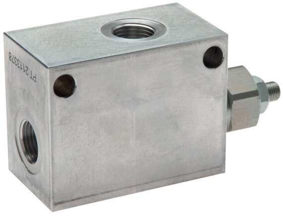 Zgleden uprizoritev: Pipe pressure relief valve (nominal flow 150 l/min)
