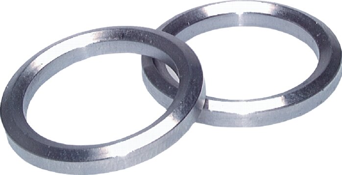 Zgleden uprizoritev: NC sealing edge ring, stainless steel