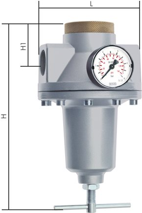 Illustrazione esemplare: Regolatore di pressione - standard, serie 5