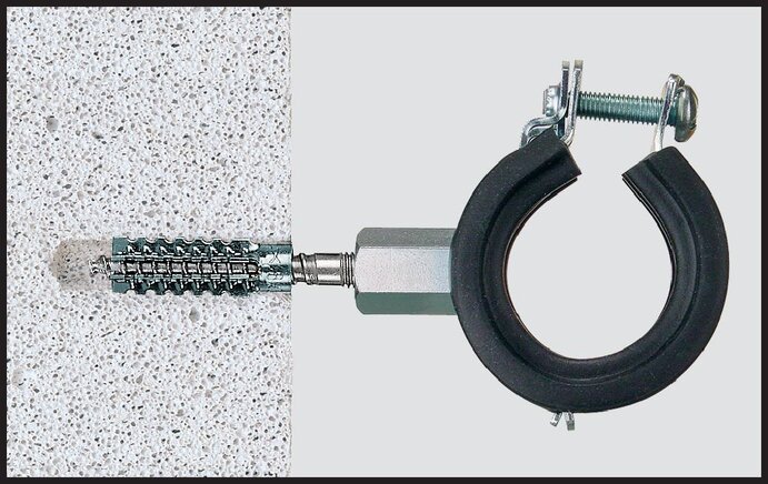 Anwendungsbeispiel: Fischer FMD-Metallspreizdübel Anwendung