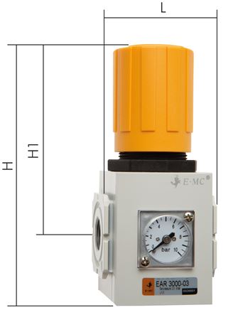 Príklady vyobrazení: Regulátor tlaku - Eco-Line