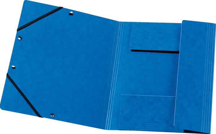 Exemplary representation: Corner folder (blue)