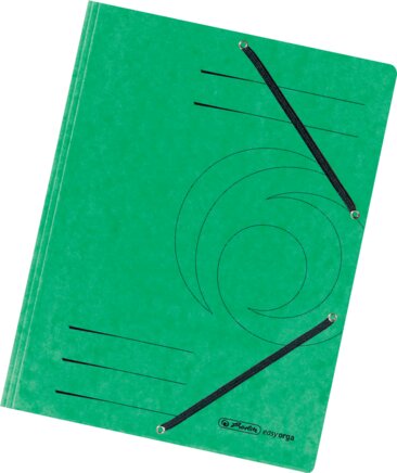 Exemplary representation: Corner folder (green)