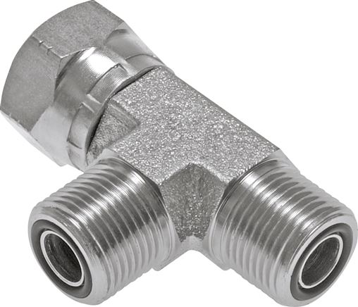 Exemplary representation: ORFS-L connection fitting with union nut, galvanised steel