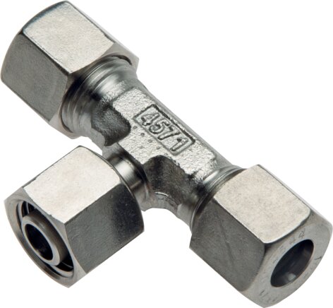 Exemplary representation: Adjustable T-connection fitting, 1.4571