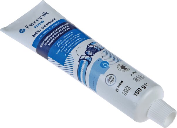 Exemplary representation: Sealing paste for hemp or flax sealing, neo-fermit, 150g tube