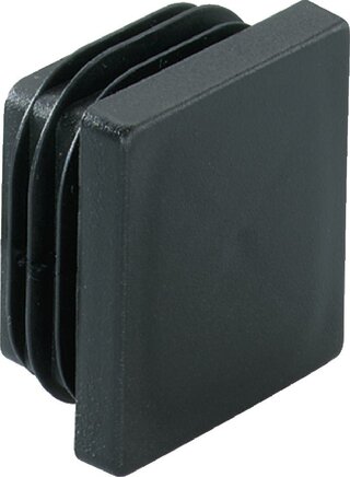 Representación de ejemplo: Tapa para carriles de montaje y soportes en voladizo