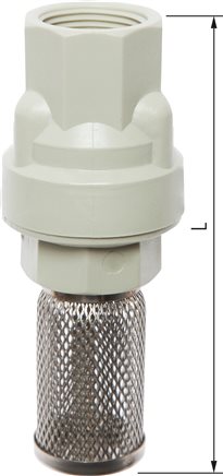 Zgleden uprizoritev: Polypropylene foot valve