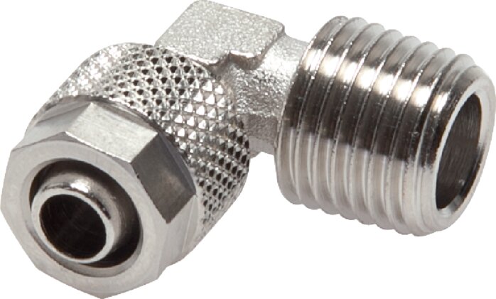 Zgleden uprizoritev: CK angular hose fitting with conical thread, nickel-plated brass