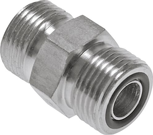Exemplary representation: Straight ORFS screw connection, galvanised steel