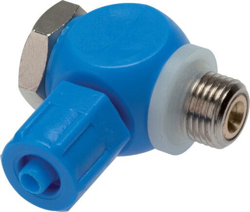 Exemplary representation: Throttle check valve with slotted screw