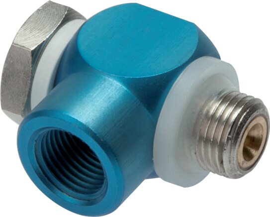 Exemplary representation: Throttle check valve with slotted screw