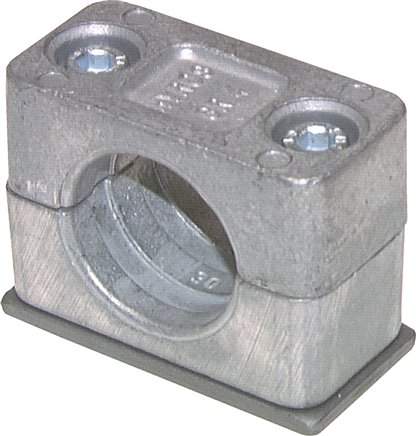 Exemplary representation: Aluminium clip with welding plate