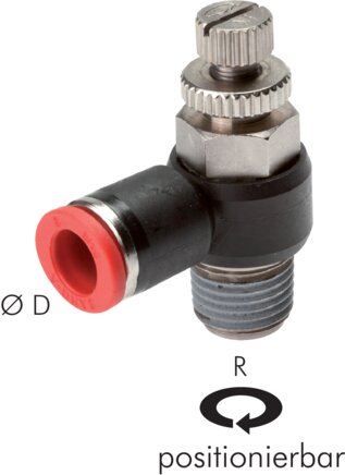 Exemplary representation: Throttle check valve (supply air regulating)