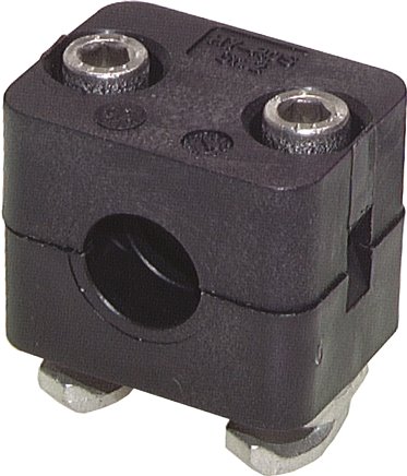 Zgleden uprizoritev: Plastic clip with mounting rail nuts for fitting on C-mounting rail