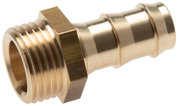 Exemplary representation: Push-in connection threaded sleeve, brass