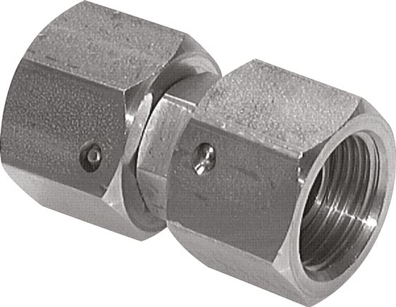 Zgleden uprizoritev: Straight screw connection with G-thread (60° universal sealing cone, female), 1.4571