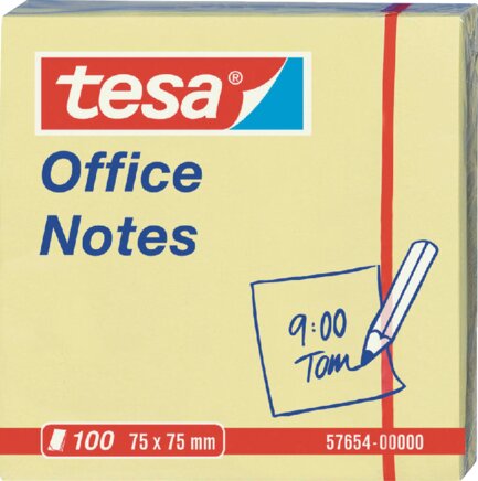 Exemplary representation: Tesa sticky note 75x75 mm