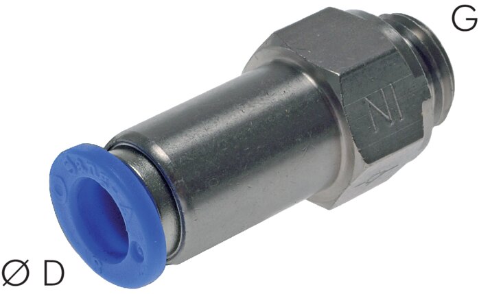 Zgleden uprizoritev: Check valve with plug-in connection