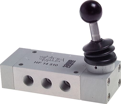 Zgleden uprizoritev: 5/2-way hand lever valves