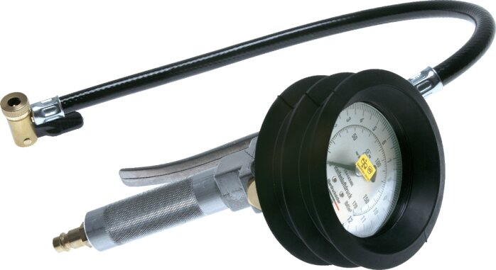 Príklady vyobrazení: Rucní hustilka pneumatik s pákovou zátkou