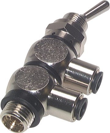 Soupape à Levier Basculant Pneumatique 2/2 Ou 3/2 Voies - Mécanisme à Bascule - Pour Automatismes Industriels