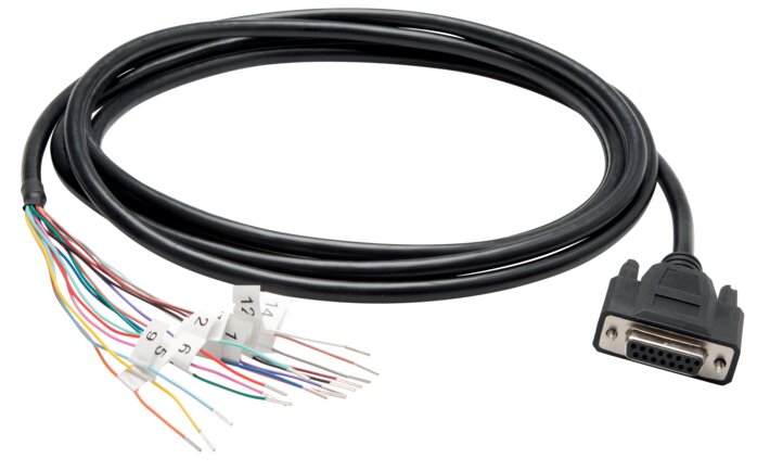 Príklady vyobrazení: D-Sub kabel (15-pólový)
