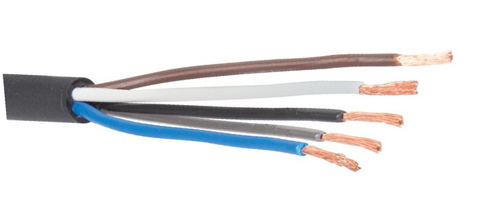 Exemplaire exposé: Câble de connexion, codé A, extrémité de câble (5 fils)