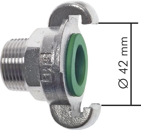 detailed view: Compressor coupling dimensions