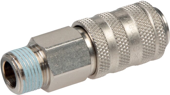 Illustrazione esemplare: Kupplungsdose mit Außengewinde, PCL-Profil NW 5,5