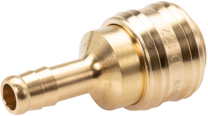 Zgleden uprizoritev: Coupling socket with grommet, brass